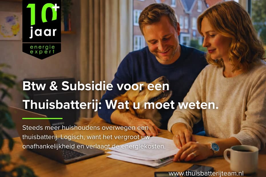 Btw & Subsidie voor een Thuisbatterij: Wat u moet weten