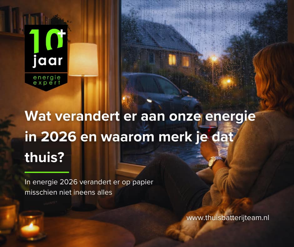 Wat verandert er aan onze energie in 2026 en waarom merk je dat thuis